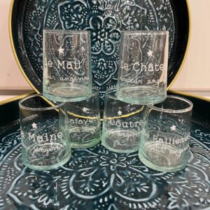 Lot de 6 verres BELDI Angers Sophie Janière A&C Angers-min
