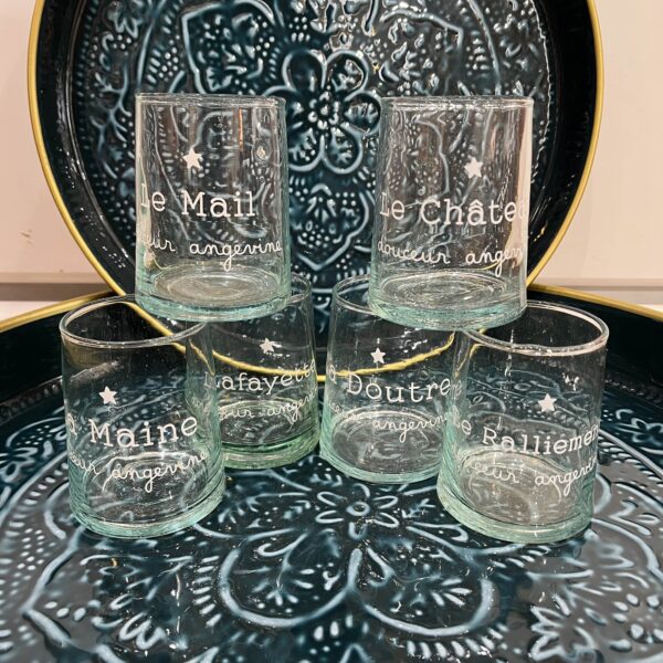 Lot de 6 verres BELDI Angers Sophie Janière A&C Angers-min