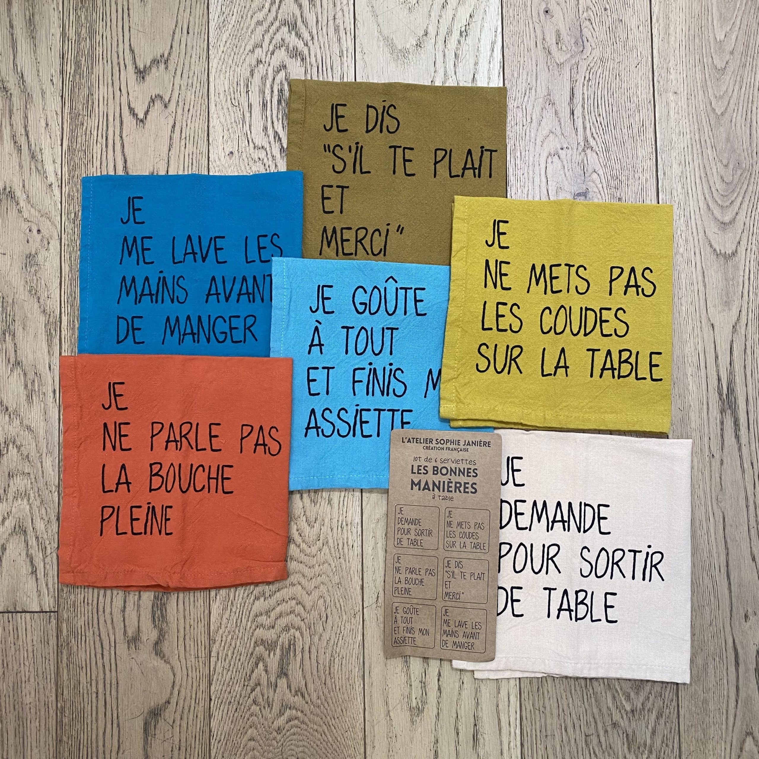 Serviette les bonnes manieres AC MAISON ANGERS Serviette les bonnes manieres AC MAISON ANGERS