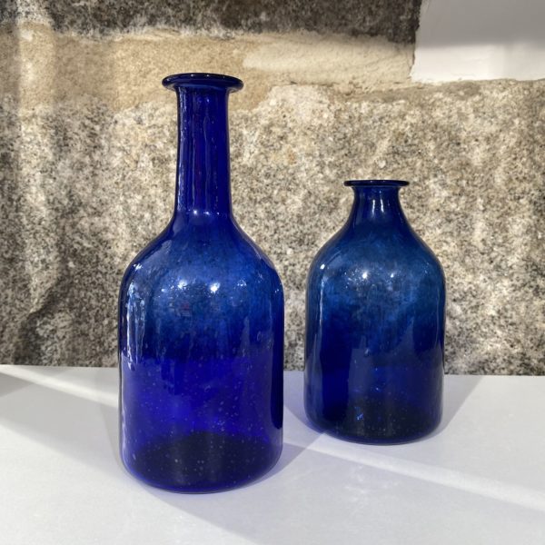 Vase vintage bleu majorelle AC MAISON ANGERS