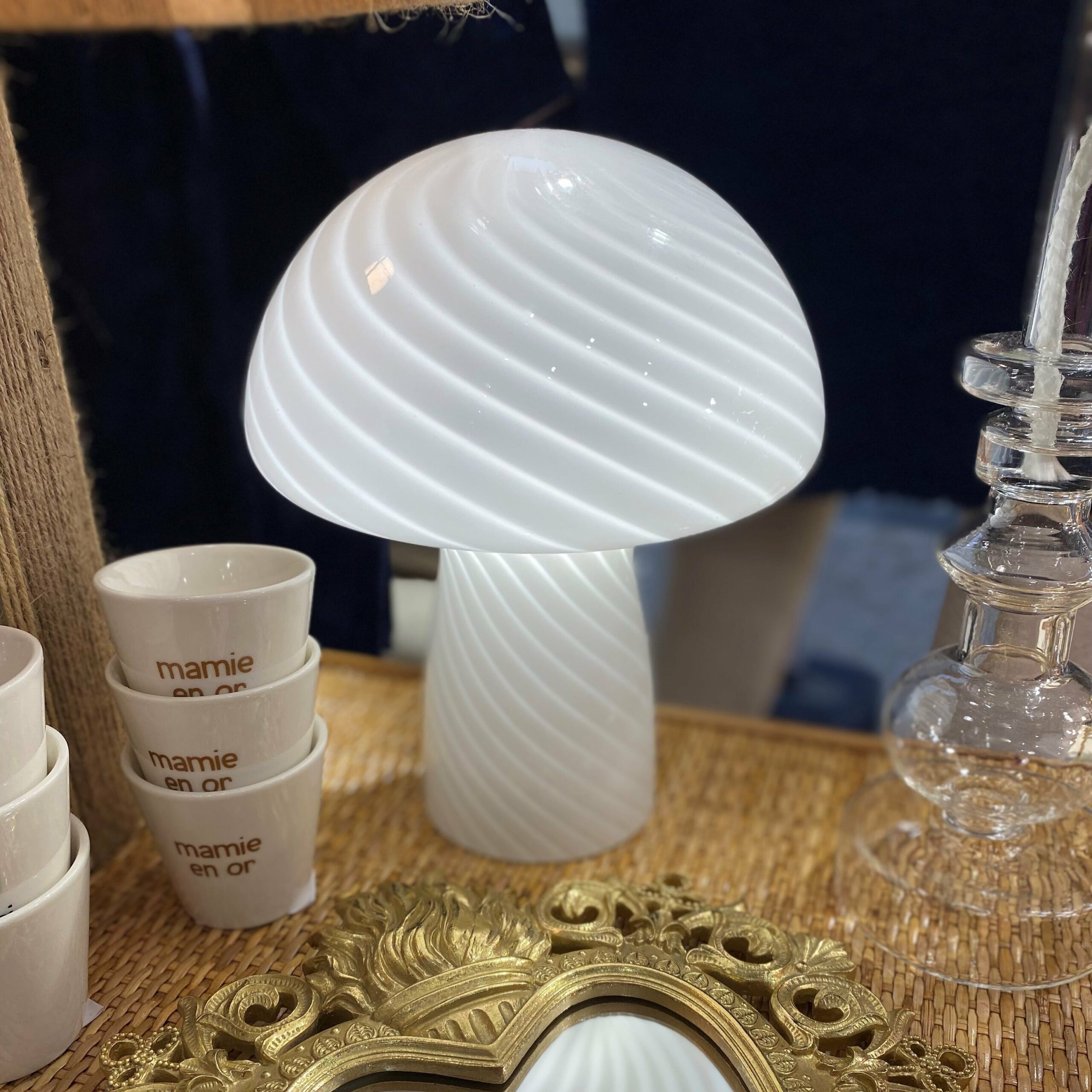 lampe pascale blanche spirale a&c maison angers opjet paris 2-min