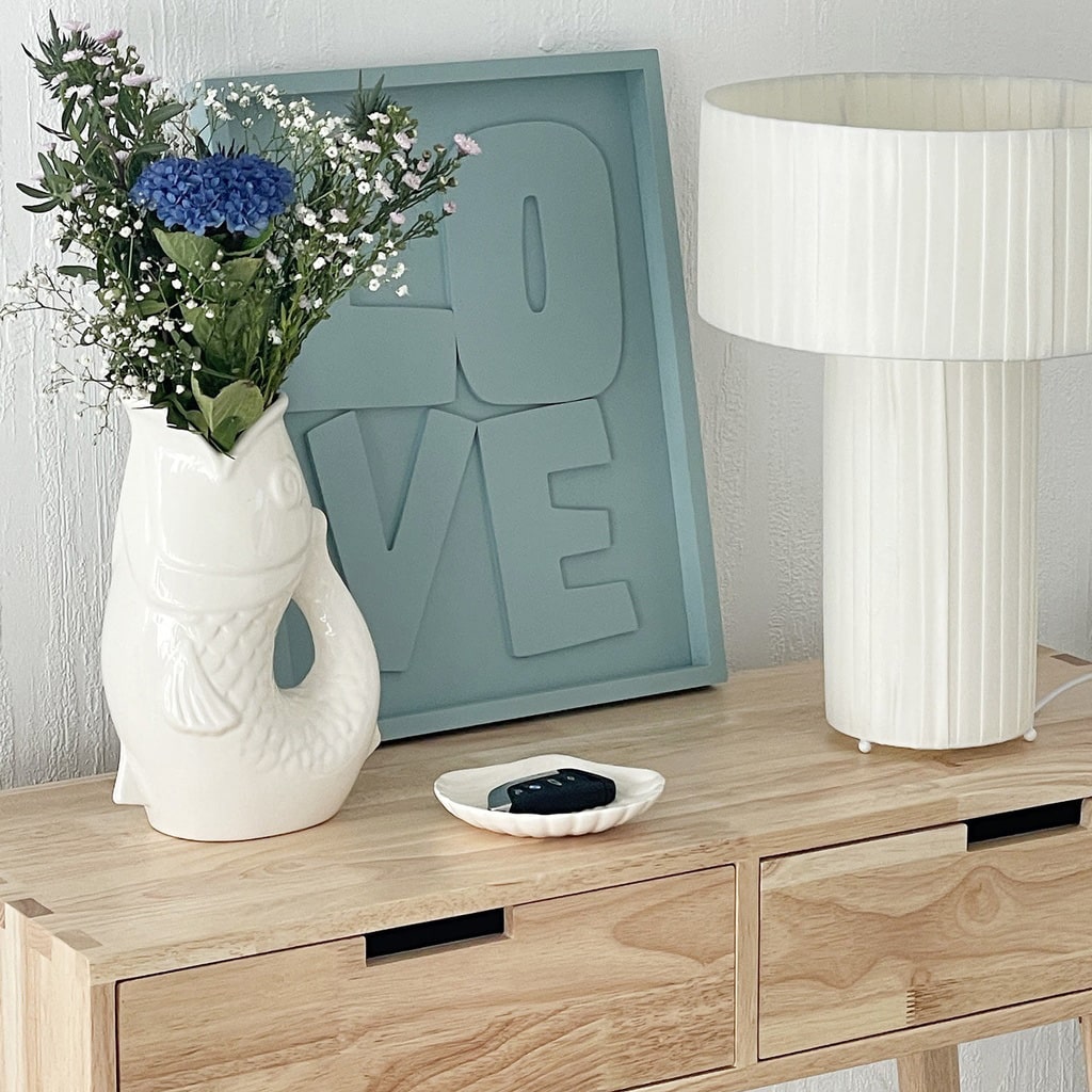 VASE POISSON XXL BLEU GIVRE - OPJET PARIS
