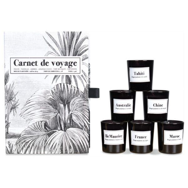 Coffret bougies carnet de voyage A&C Angers OPJET 1