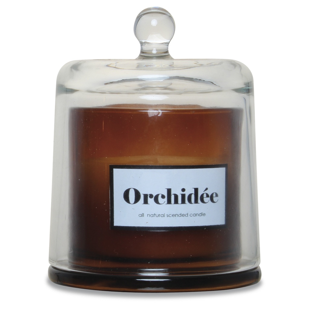Bougie cloche Ambre mini orchidé A&C Angers Opjet 5