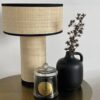 Bougie cloche noire PM Feu de bois A&C Angers Opjet 2-min