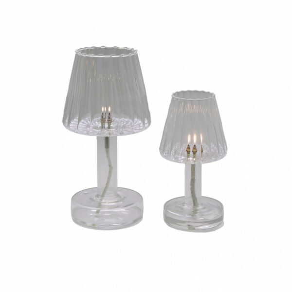 lampe a huile dining striée A&C Angers Bazar deluxe 2-min