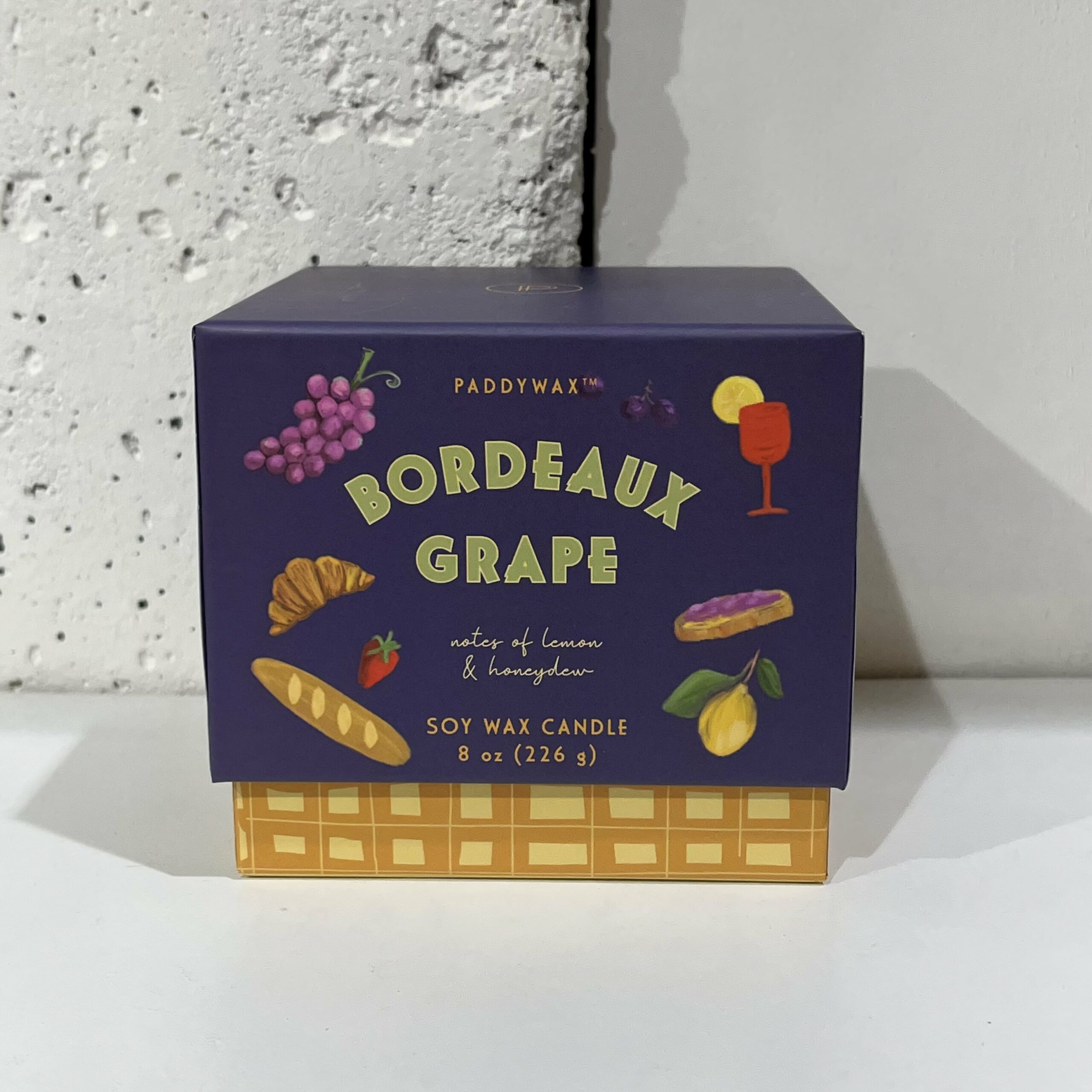 Bougie bistro bordeaux grape PADDYWAX A&C Angers-min