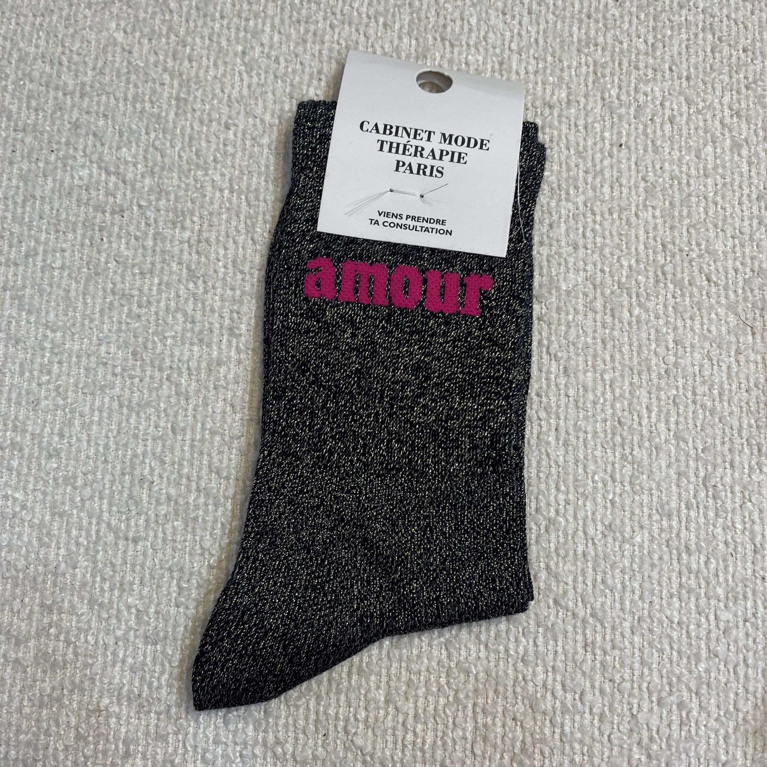 Chaussettes a paillettes amour Cabinet mode thérapie A&C Angers-min Chaussettes a paillettes amour Cabinet mode thérapie A&C Angers-min