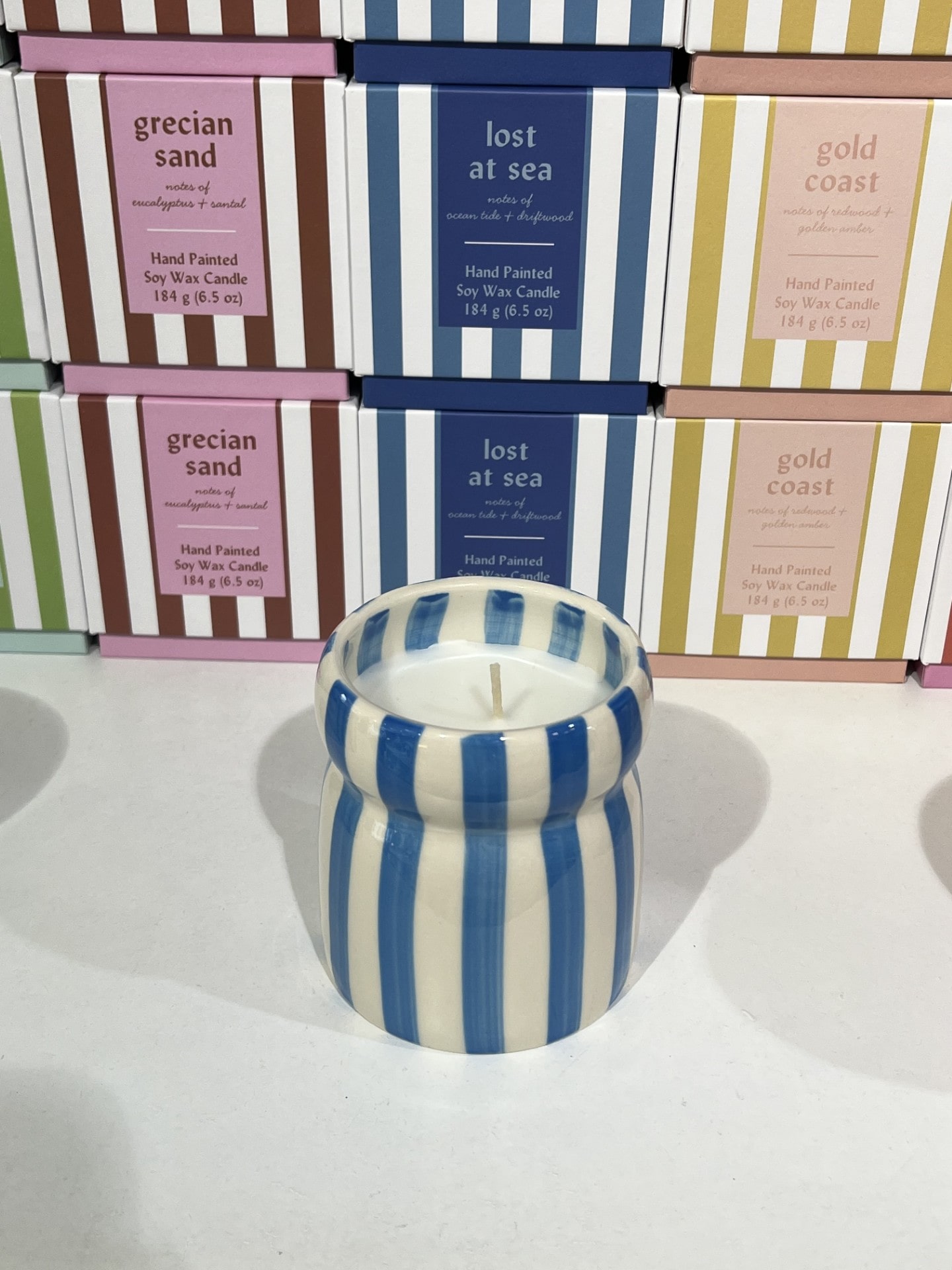 Bougie cabana blue paddywax A&C Angers 1-min