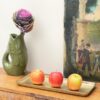 Vase pichet ceramic poisson kaki A&C Angers OPJET 5-min