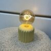 Lampe a pile coeur jaune pâle A&C Angers OPJET 1-min