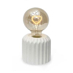 Lampe décorative mini blanche coeur led A&C Angers OPJET-min