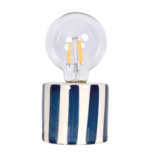 Lampe décorative rayures bleu A&C Angers OPJET -min