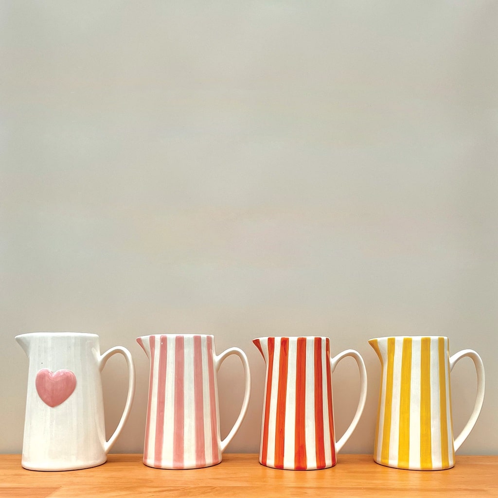 Pichet rayure orange OPJET A&C Angers 2-min