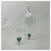 carafe-heart-lake-green bazardeluxe A&C Angers 1-min