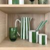 Set de 4 pots rayure vert OPJET A&C Angers 2-min