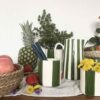 Set de 4 pots rayure vert OPJET A&C Angers 3-min