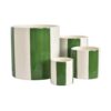 Set de 4 pots rayure vert OPJET A&C Angers-min