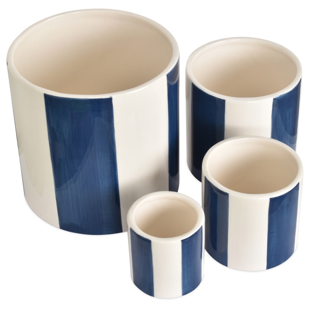 set de 4 pots rayure bleu opjet ac maison angers 2-min