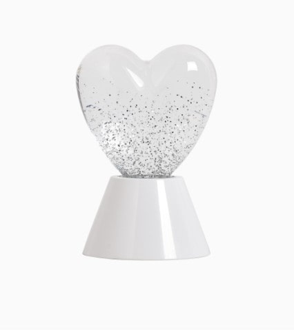 Lampe décorative coeur blanc OPJET A&C Angers -min