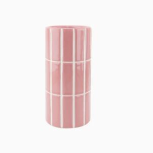 Vase CARRELAGE rose OPJET A&C Angers 1-min