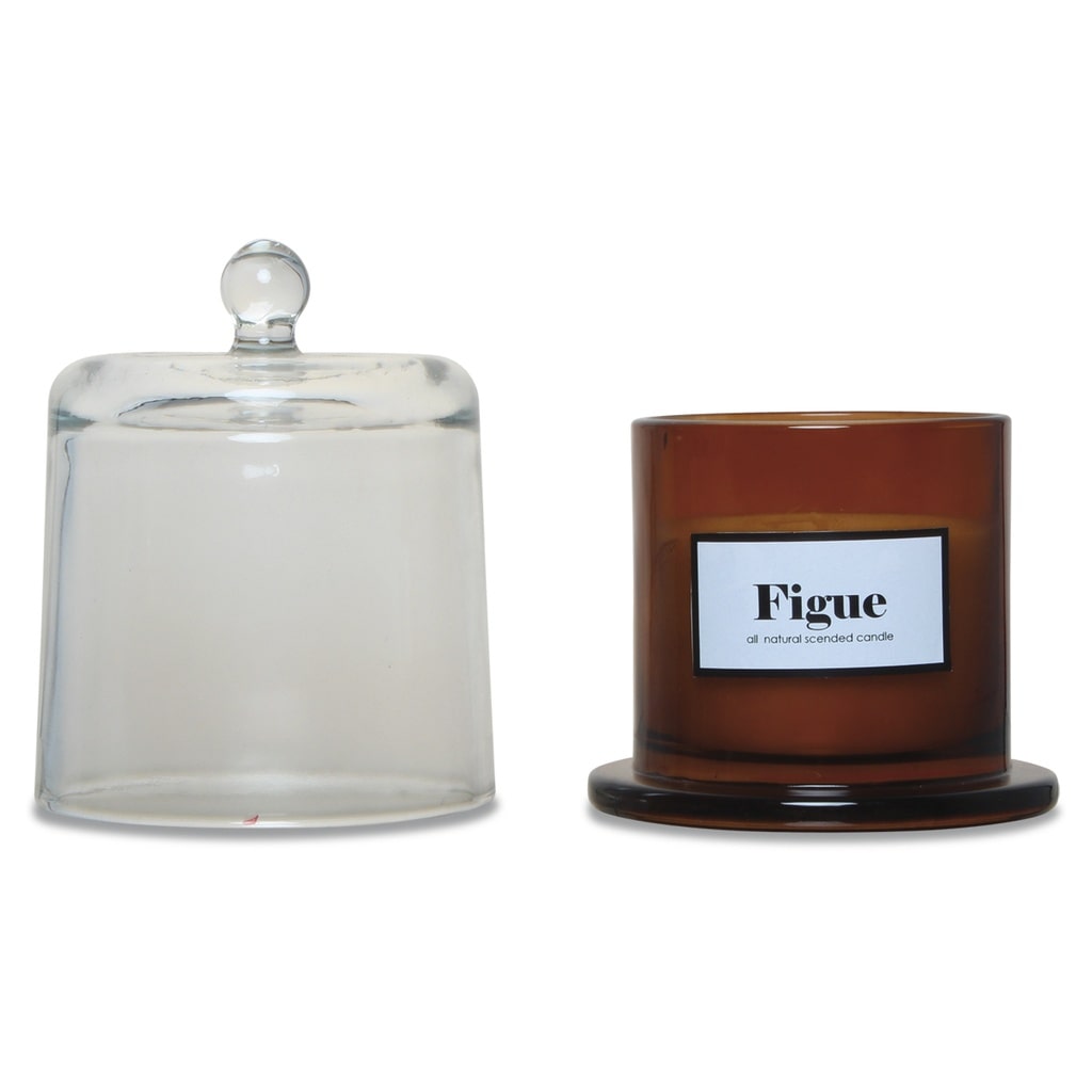 Bougie cloche ambre mini Figue A&C Angers OPJET 3-min