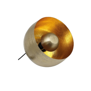 Lampe cloche pm doré satiné A&C Angers
