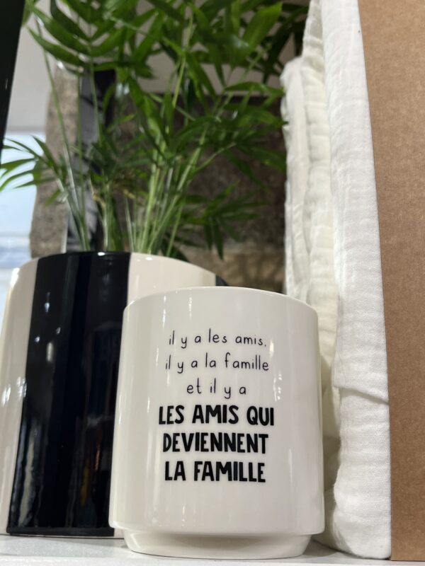 Mug empilable les amies deviennent la famille Sophie Janière A&C Angers-min