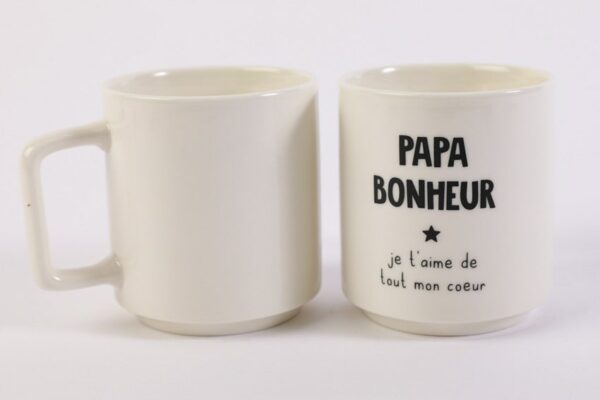 mug empilable papa a&c angers