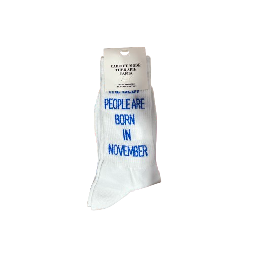 Chaussette the best people are born in November A&C Angers Chaussette the best people are born in November A&C Angers