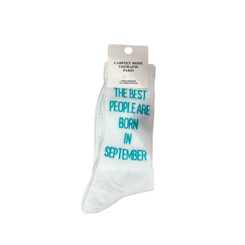 Chaussette the best people are born in September A&C Angers Chaussette the best people are born in September A&C Angers