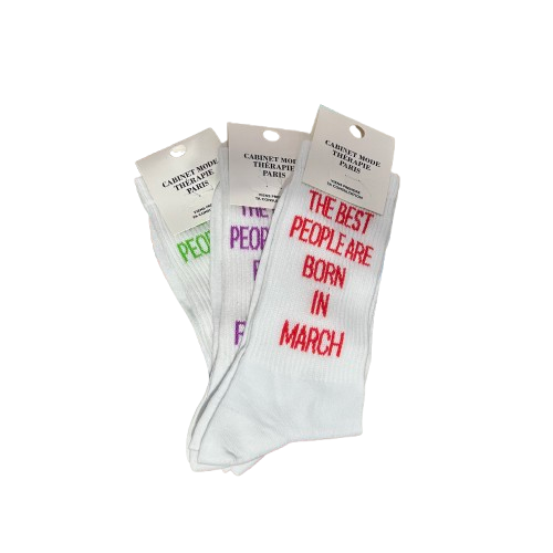 Chaussettes « The Best People Are Born In... » Chaussettes « The Best People Are Born In... »