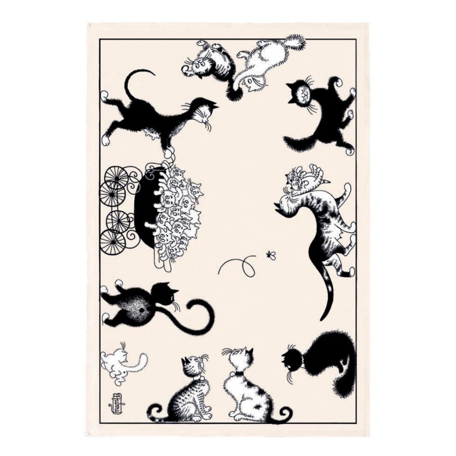 Torchon Dubout farandole A&C Angers Torchon Dubout farandole A&C Angers