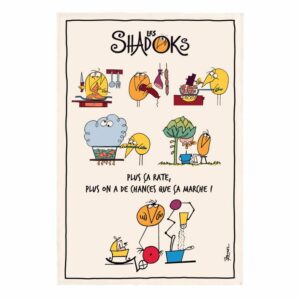 Torchon shadok en cuisine A&C Angers