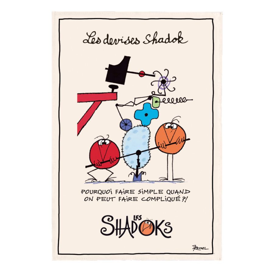 Torchon shadok pourquoi faire simple A&C Angers Torchon shadok pourquoi faire simple A&C Angers