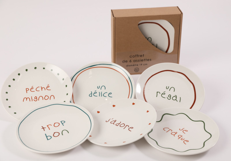 Assiettes dessert 6 Sophie Jannière A&C Angers