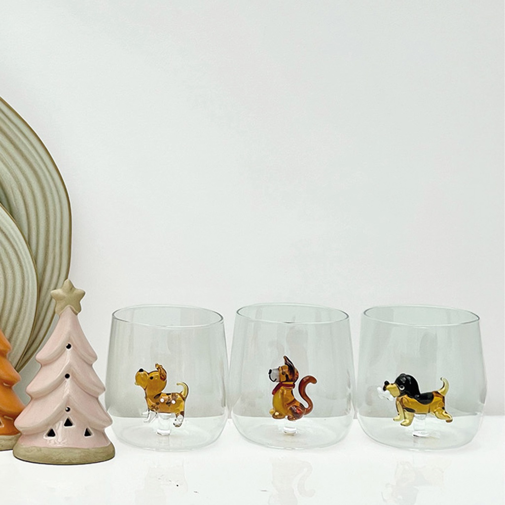 verre gobelet chien présentation A&C Angers