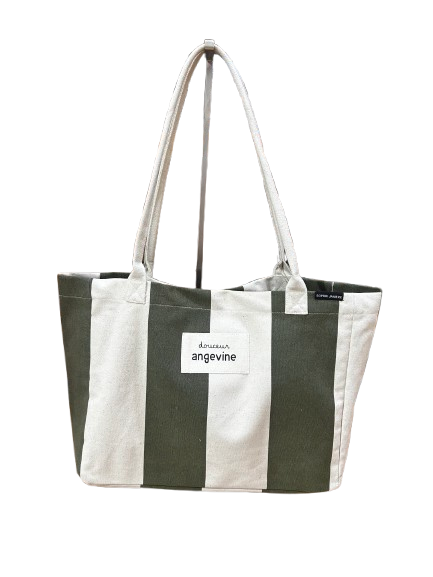 Sac Anouk Rayures - Douceur Angevine kaki A&C Angers