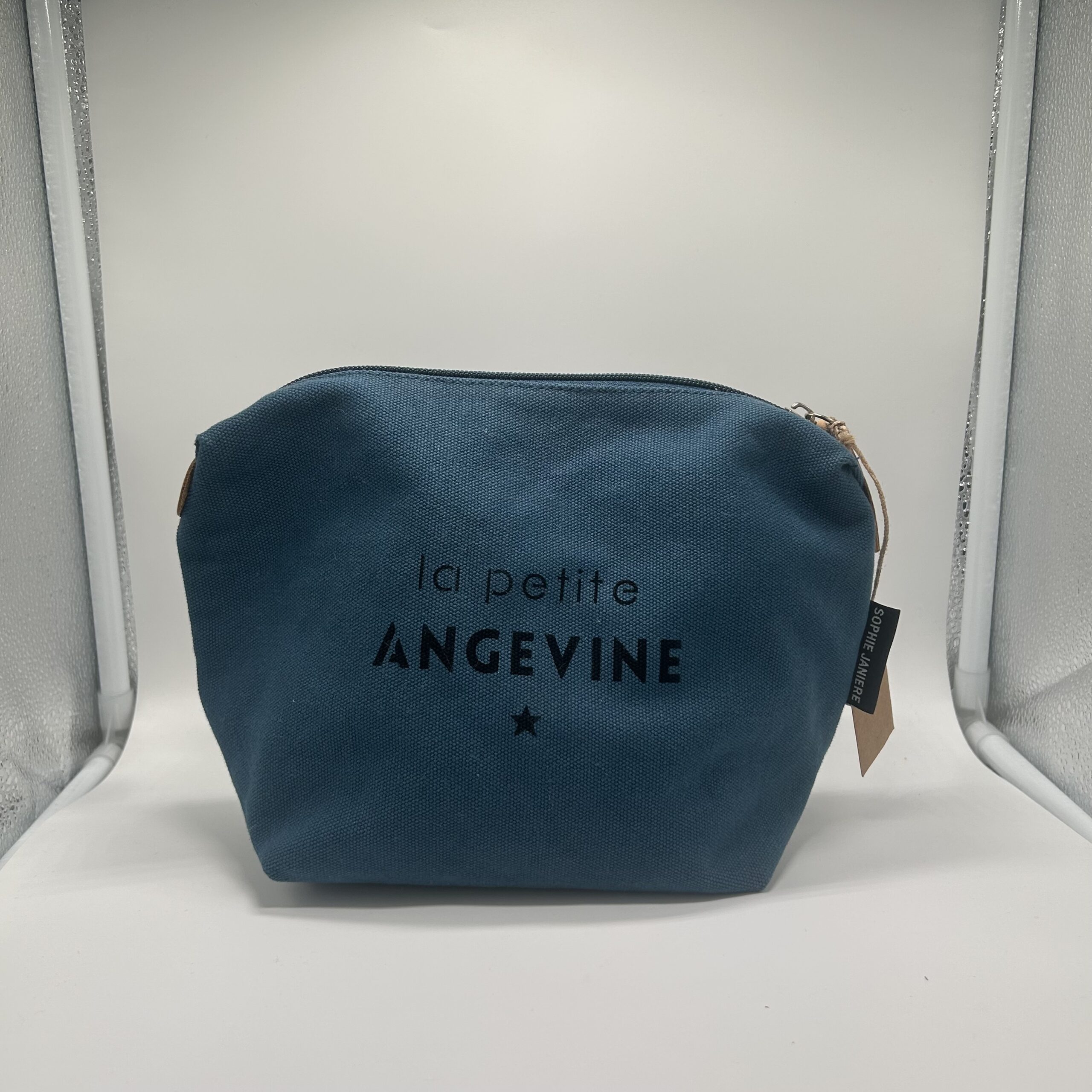 Trousse coton La petite Angevine bleu SJ A&C Angers