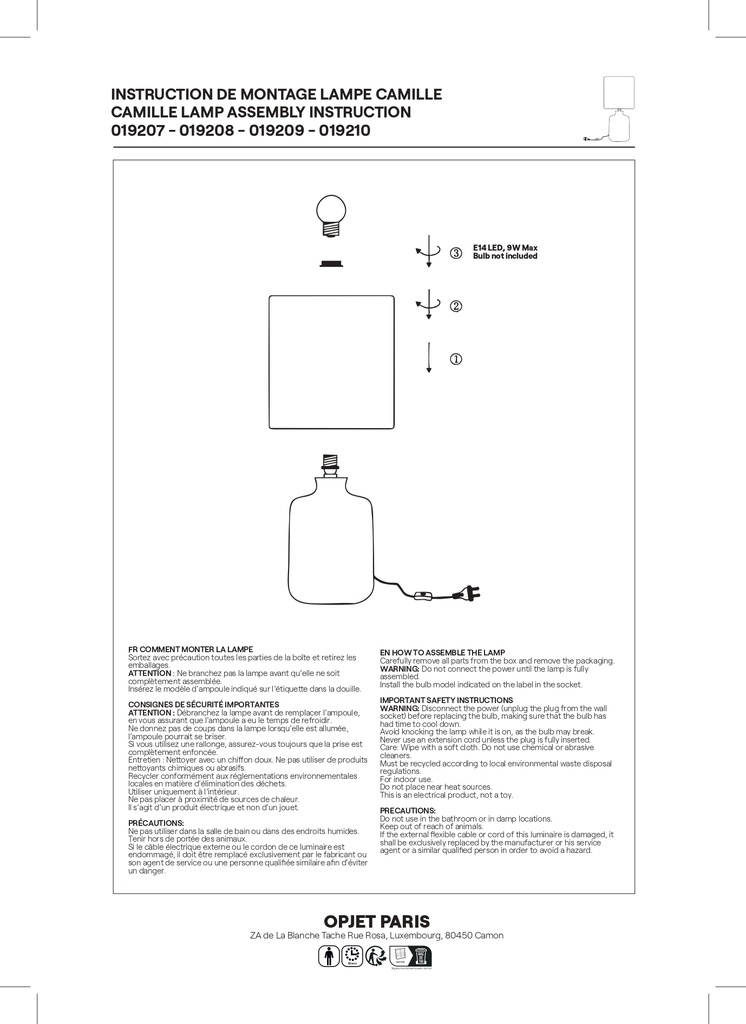 lampe camille emploi A&C Angers