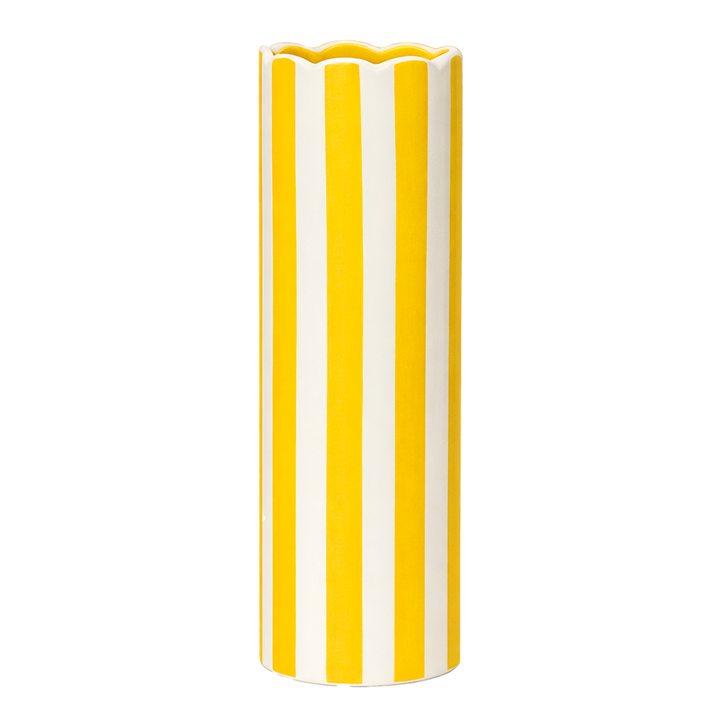 Vase Paul gm jaune D8 H24cm A&C Angers